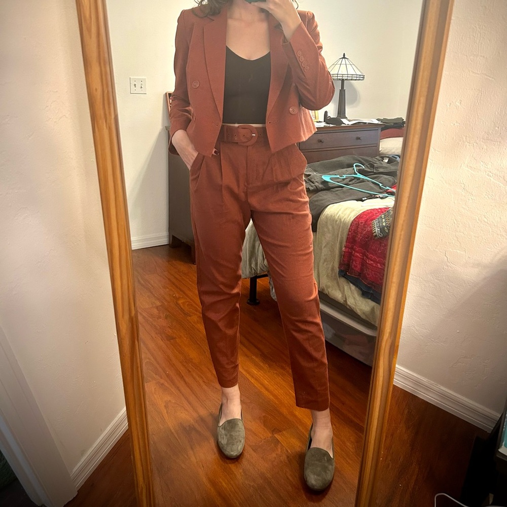 Express Women's Rust Pantsuit